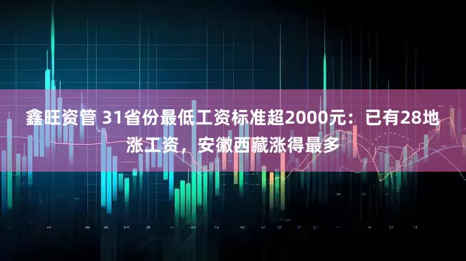 鑫旺资管 31省份最低工资标准超2000元：已有28地涨工资，安徽西藏涨得最多