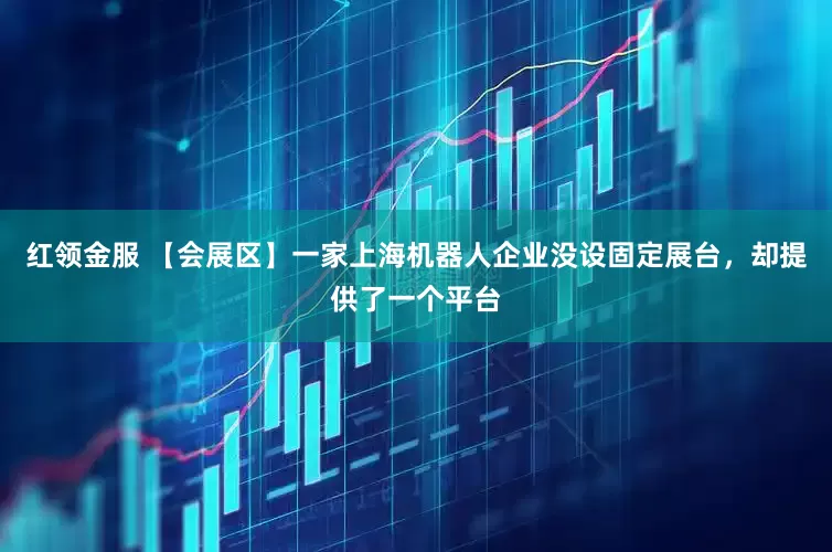 红领金服 【会展区】一家上海机器人企业没设固定展台，却提供了一个平台